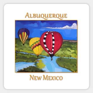 Hot air balloons, Albuquerque New Mexico Magnet